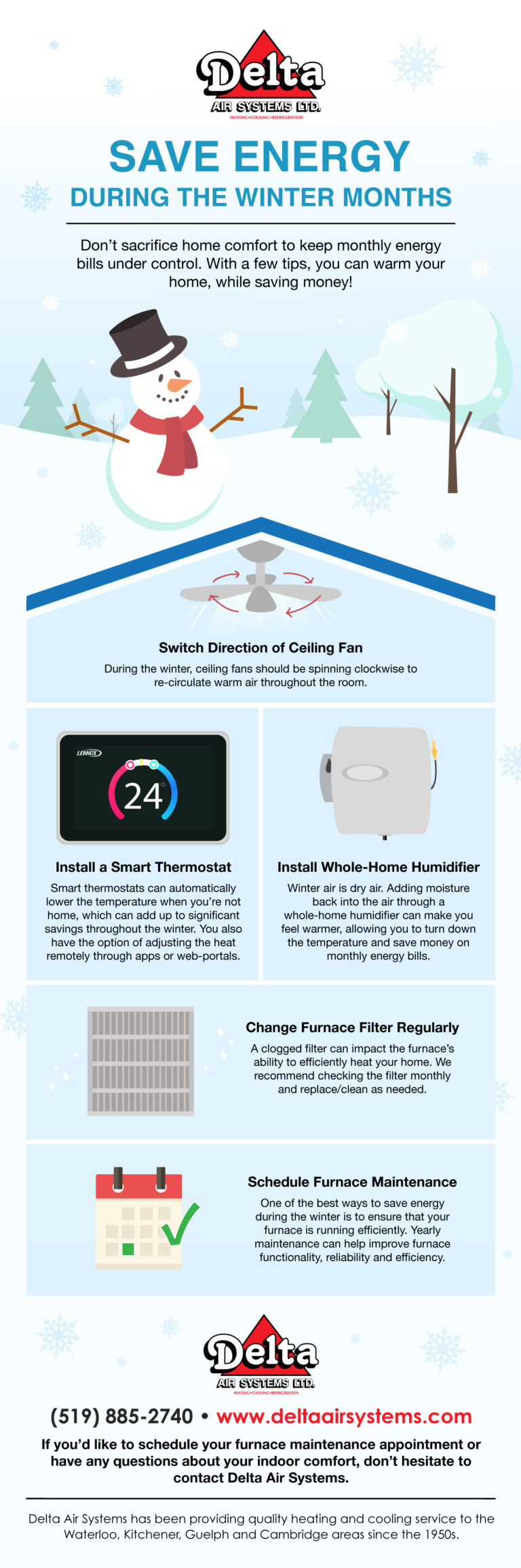 Tips To Save Energy During The Winter