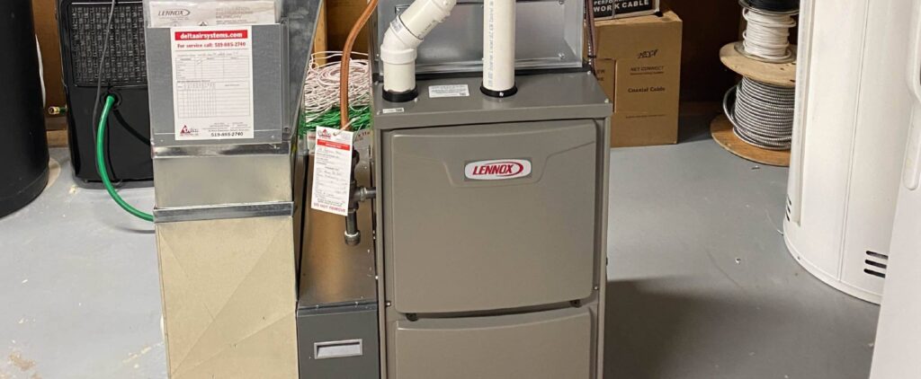 a brand new furnace