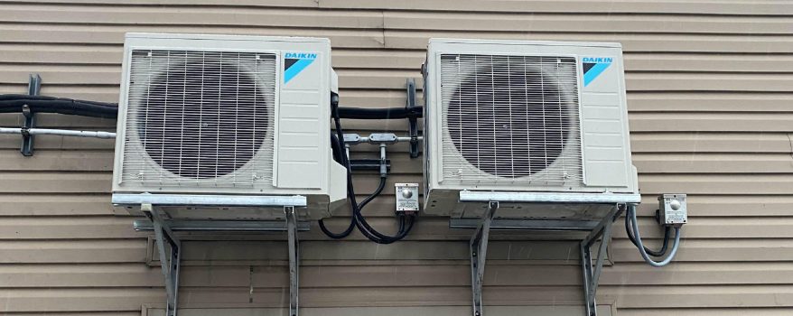 outdoor heat pump system