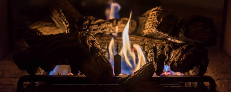 natural gas fireplace